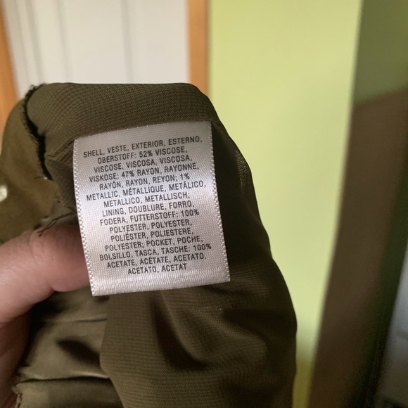 Anthropologie Elevenses Goldform Diamond pants - Picture 7 of 10